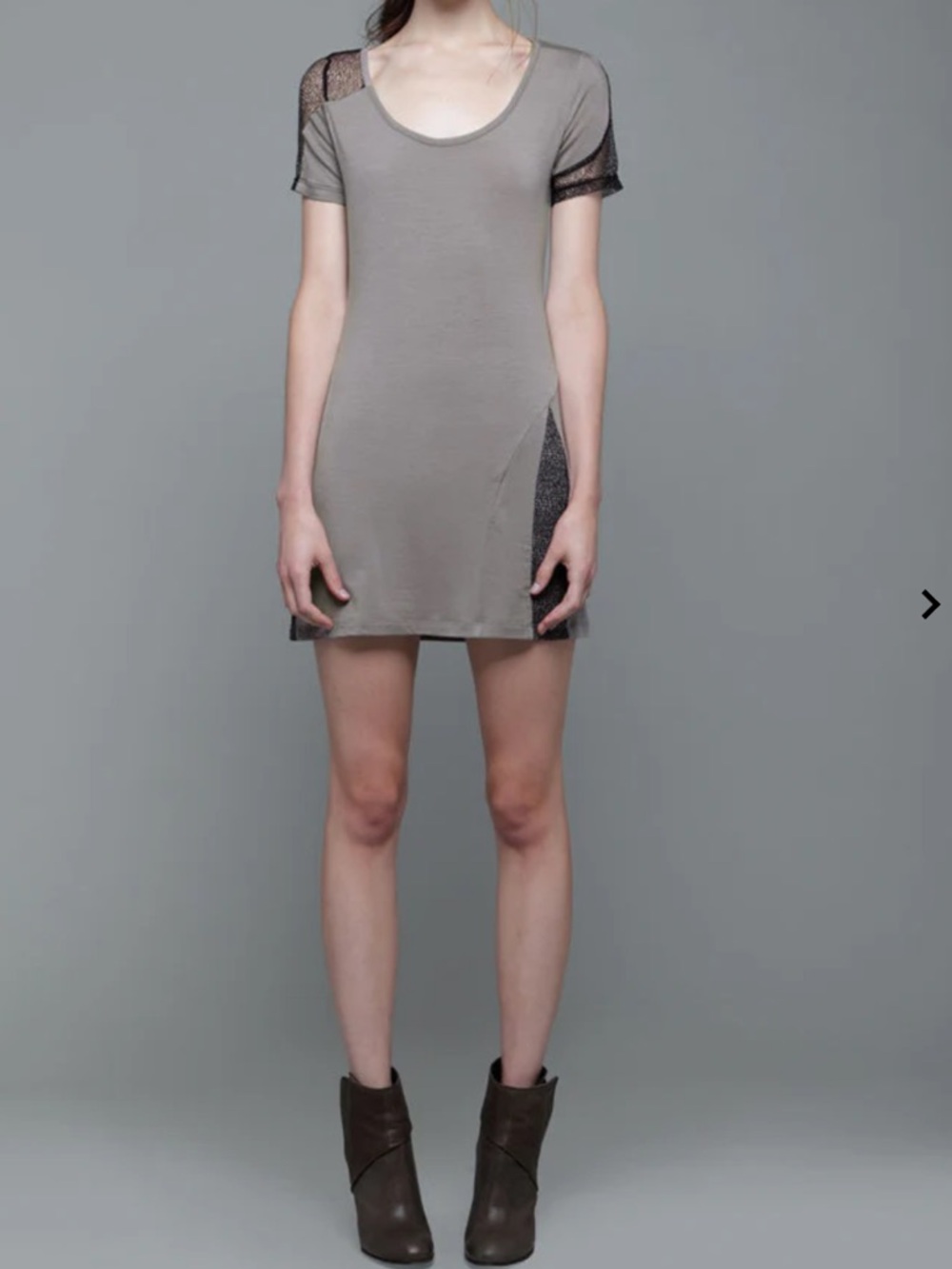 Viva Vena! By Vena Cava Gray And Black Short Dress Size XS